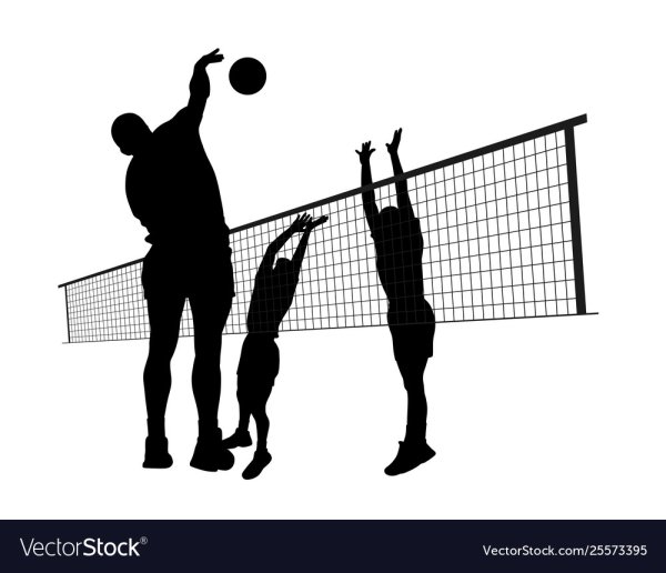 Волейболист в прыжке