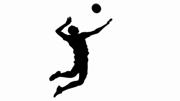 Силуэт волейболиста