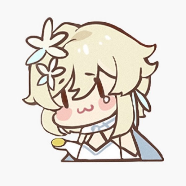 Люмин Чиби Геншин стикер