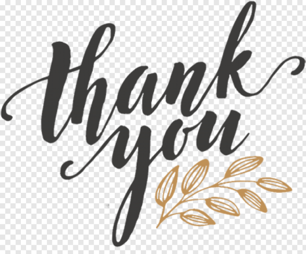 Надпись thank you