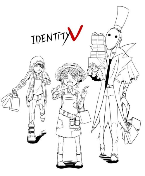 Identity v раскраска