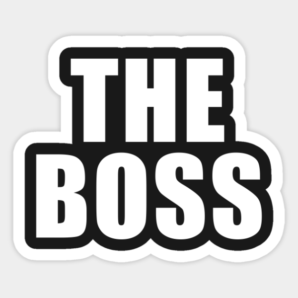 Наклейка босс