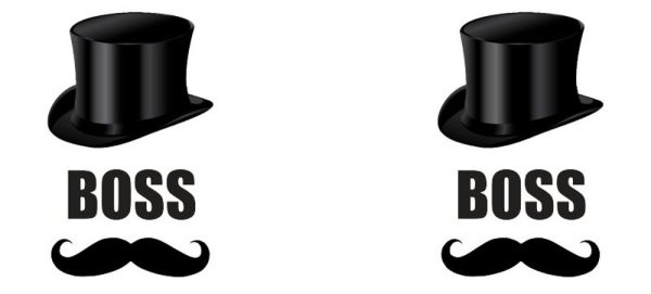 Босс молокосос галстук