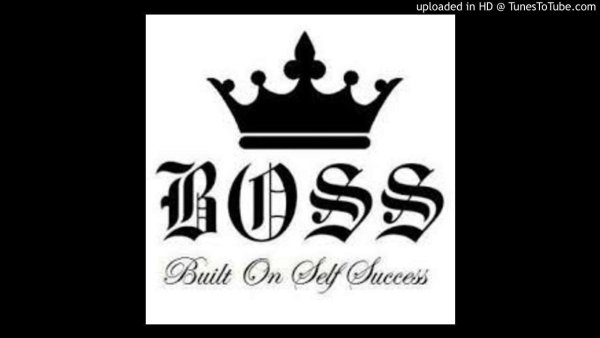 Красивая надпись босс