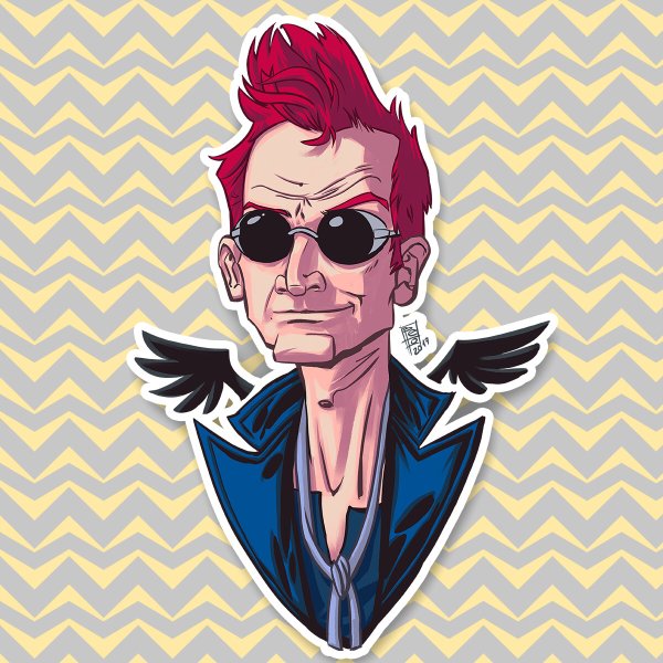 Стикеры good Omens