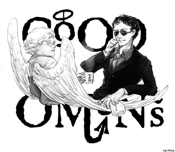 Благие знамения Стикеры