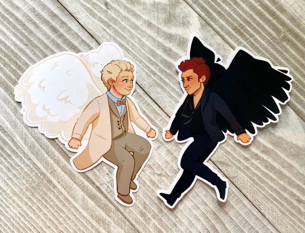 Кроули благие знамения на аву