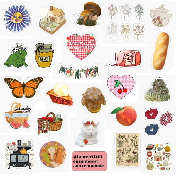 Наклейки для коллажа