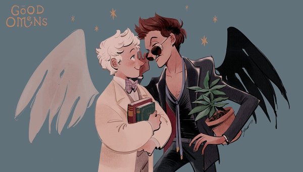 Благие знамения наклейки