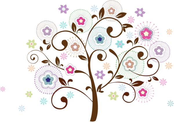 Дерево с завитушками