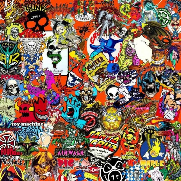 Наклейки для коллажа