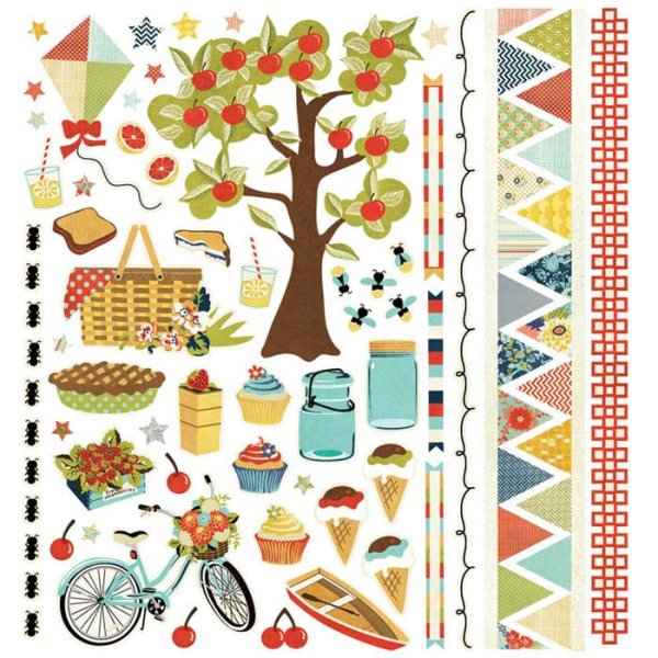 Бумажные элементы Скрапбукинг