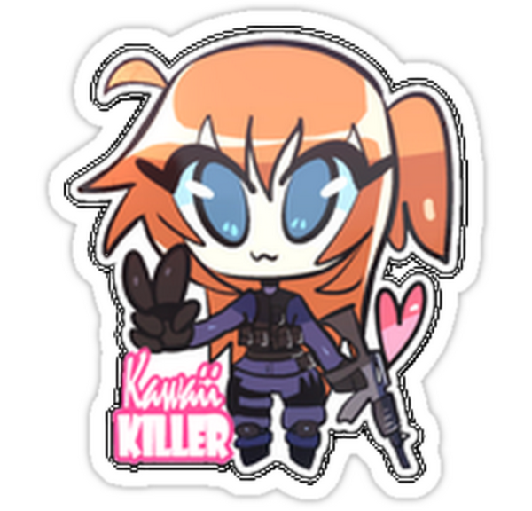 Кавайные наклейки КС го