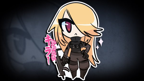 Наклейка kawaii Killer CS go