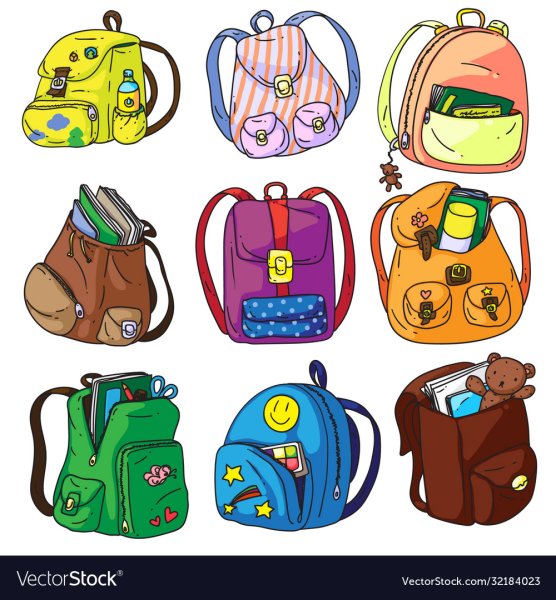 Рюкзак красный мультяшный