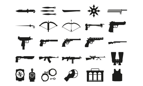 Значок оружия