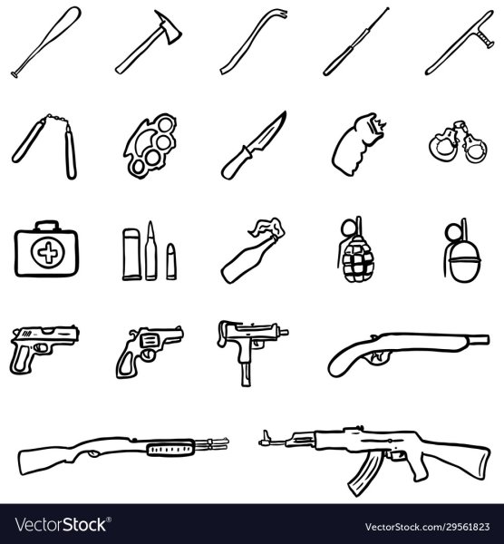 Тату пистолет эскизы простые