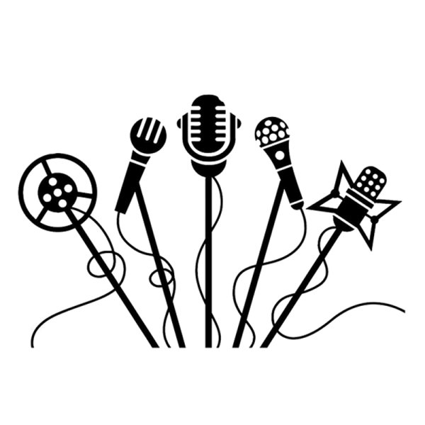 Микрофон трафарет