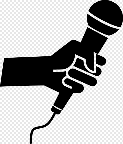 Микрофон трафарет