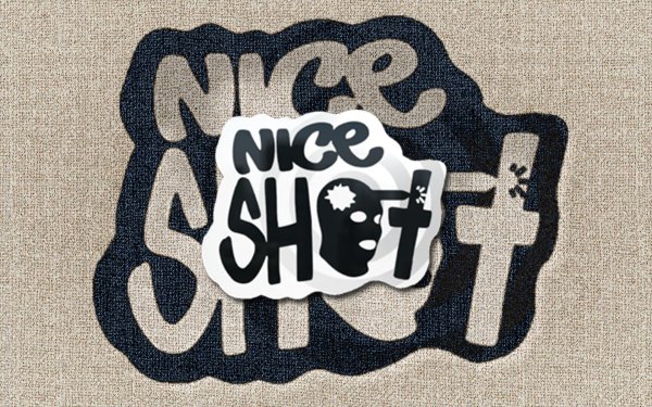 Стикер nice shot
