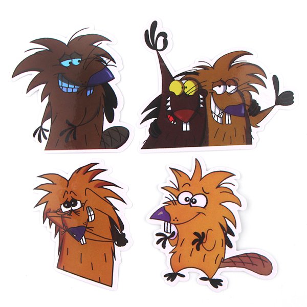 Крутые бобры Стикеры