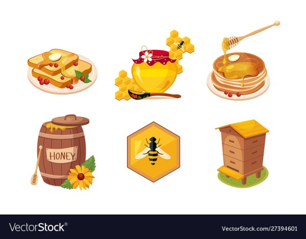 Пчелиный улей стикер