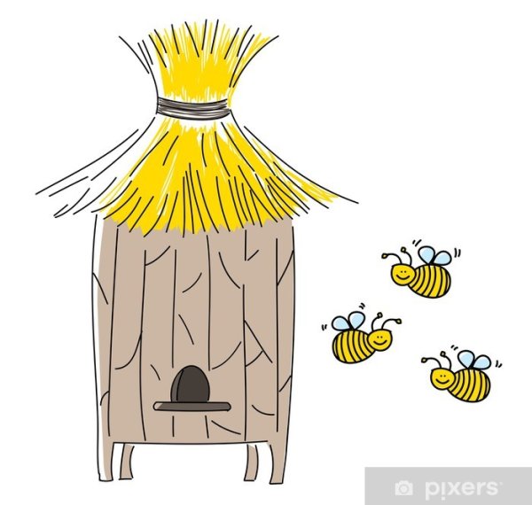 Улей для рисования детям