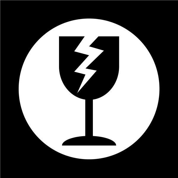 Наклейка хрупкий груз