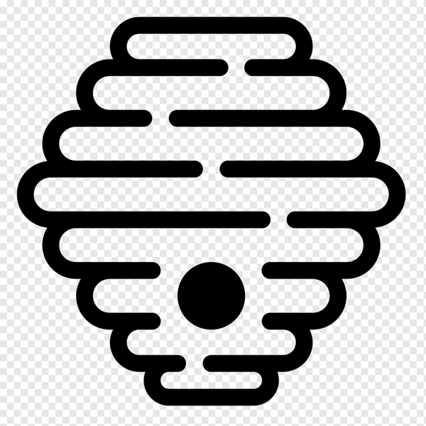 Прозрачном фон пчелиные соты для детей