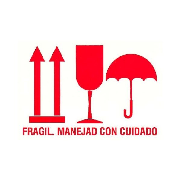 Табличка осторожно хрупкое