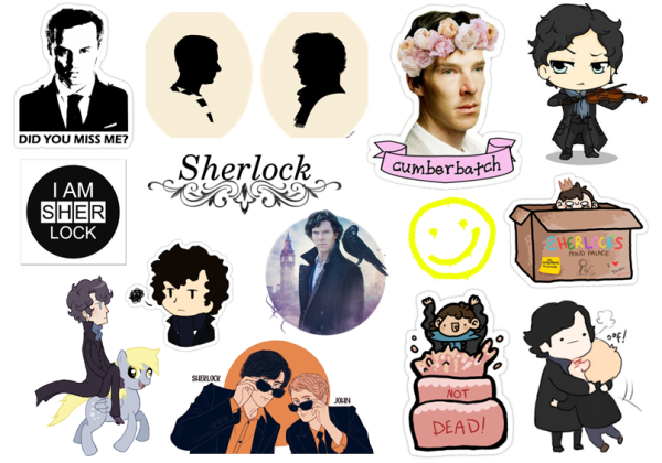 Стикеры Шерлок ВК