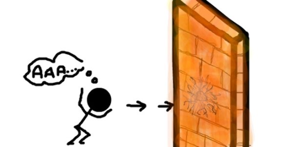 Головой об стену