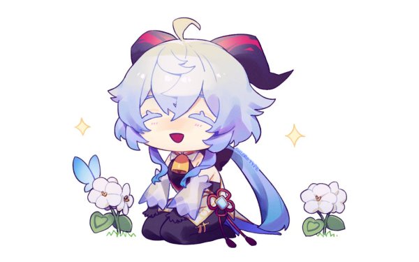 Яэ Мико Чиби Стикеры Геншин Импакт