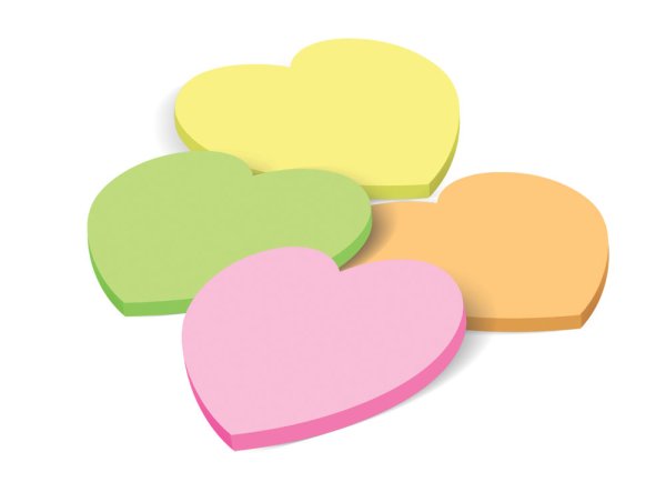 Бумага для заметок фигурная