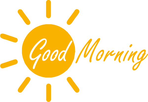 Good morning надпись