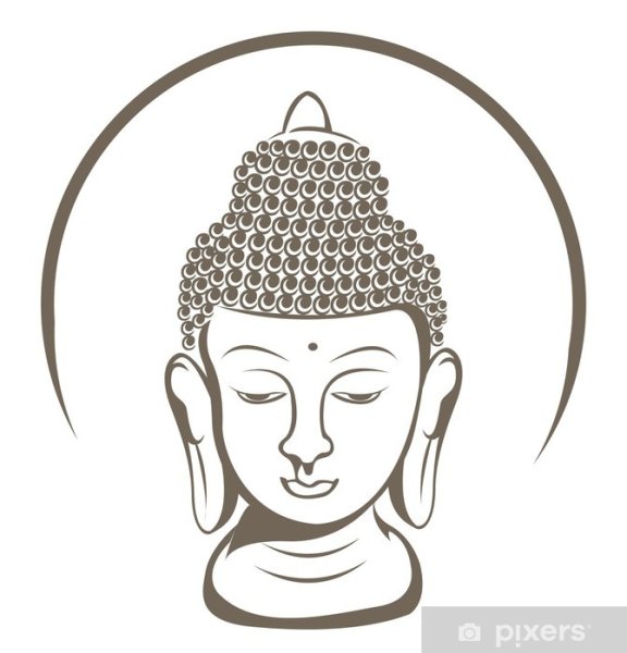 Будда силуэт