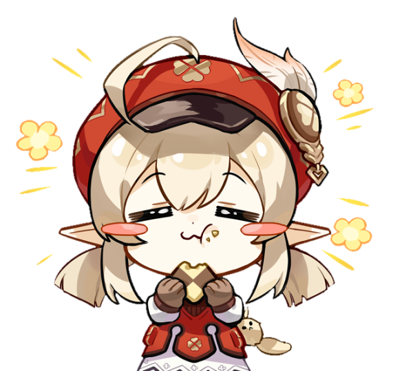 Стикеры с кли Геншин