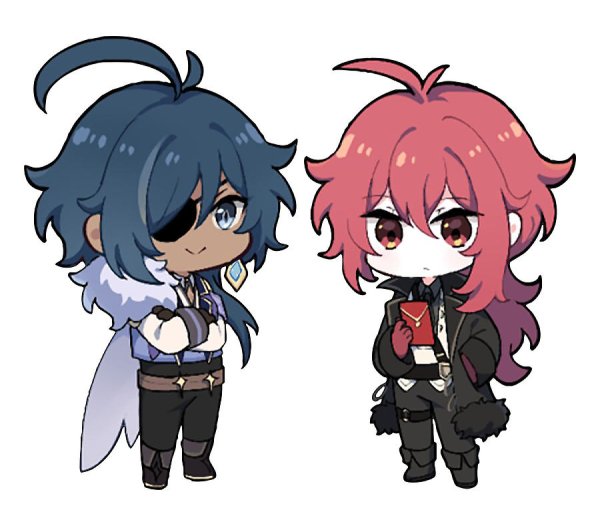 Стикеры Геншин Импакт Чиби