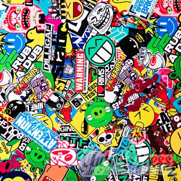 Наклейки стикербомбинг