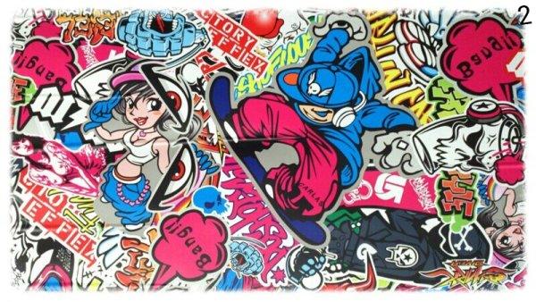 Стикер бум аниме