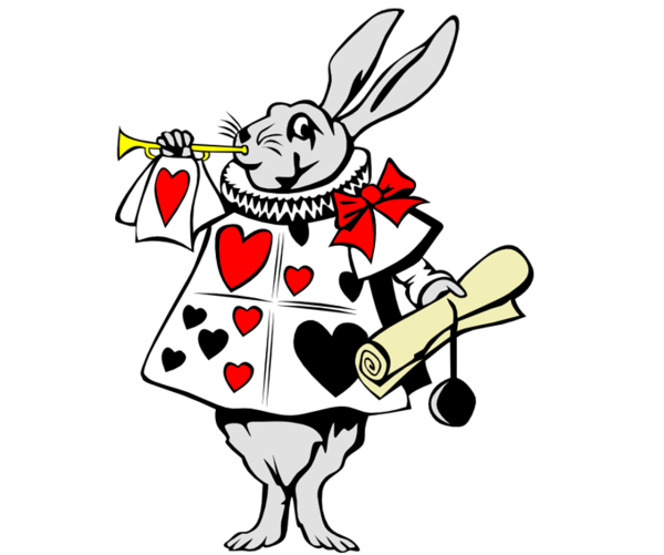 Алисы в стране чудес Шляпник силуэт