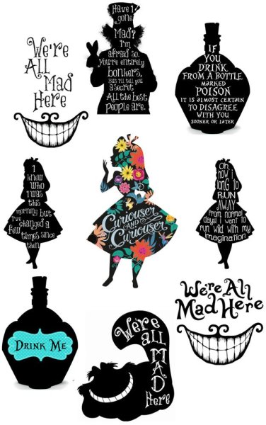 Алиса в стране чудес атрибуты