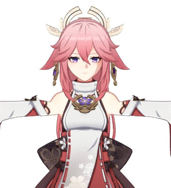 Аяка Геншин Импакт карточка