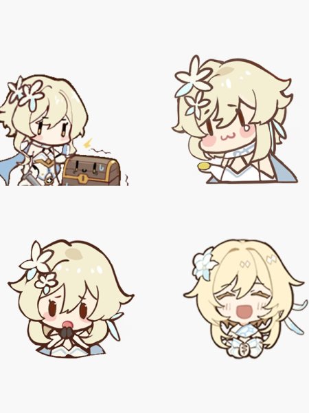 Чиби альбедо Геншин