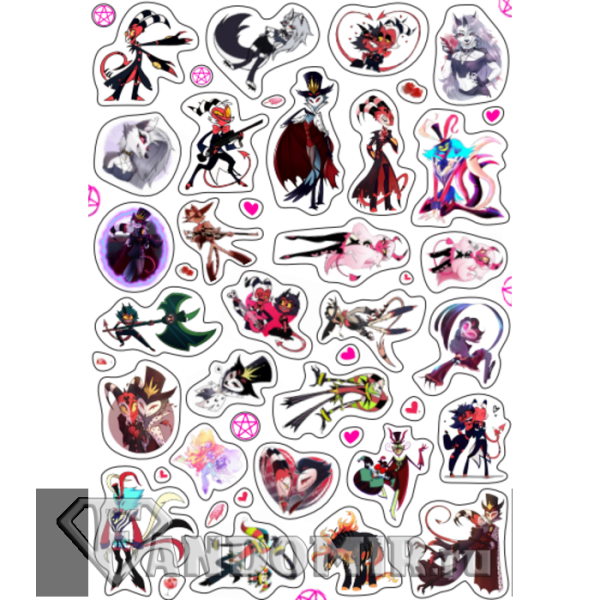 Адский босс Стикеры