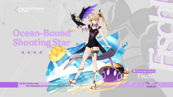 Фишль скин Геншин