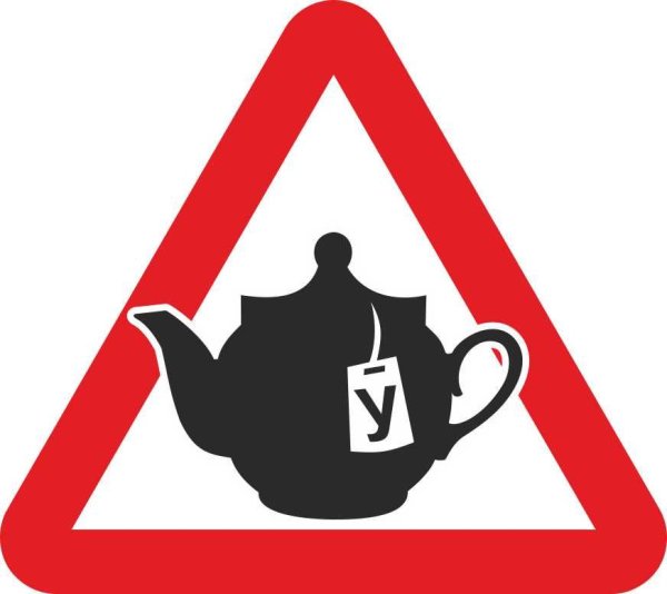 Знак чайника на машину