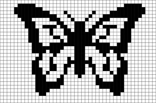 Радужное сердце пиксель