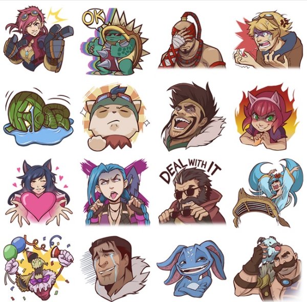 Лига легенд смайлы