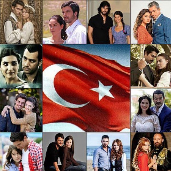 Коллаж турецких сериалов в хорошем качестве